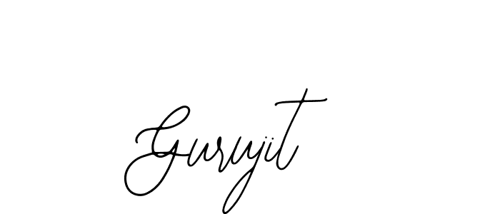 Design your own signature with our free online signature maker. With this signature software, you can create a handwritten (Bearetta-2O07w) signature for name Gurujit. Gurujit signature style 12 images and pictures png