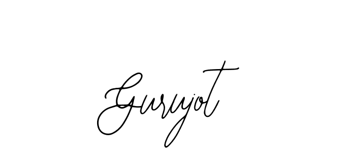 You should practise on your own different ways (Bearetta-2O07w) to write your name (Gurujot) in signature. don't let someone else do it for you. Gurujot signature style 12 images and pictures png