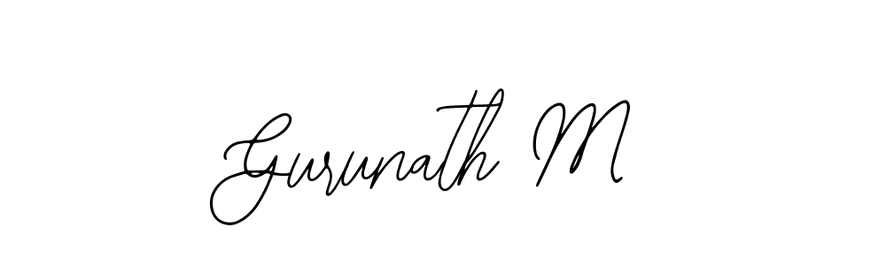 It looks lik you need a new signature style for name Gurunath M. Design unique handwritten (Bearetta-2O07w) signature with our free signature maker in just a few clicks. Gurunath M signature style 12 images and pictures png