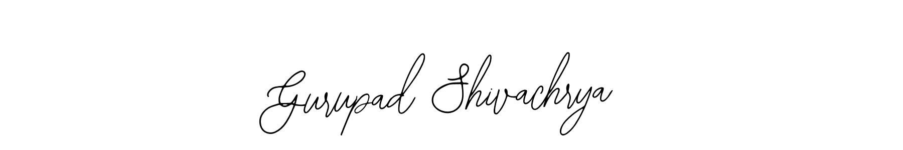if you are searching for the best signature style for your name Gurupad Shivachrya. so please give up your signature search. here we have designed multiple signature styles  using Bearetta-2O07w. Gurupad Shivachrya signature style 12 images and pictures png