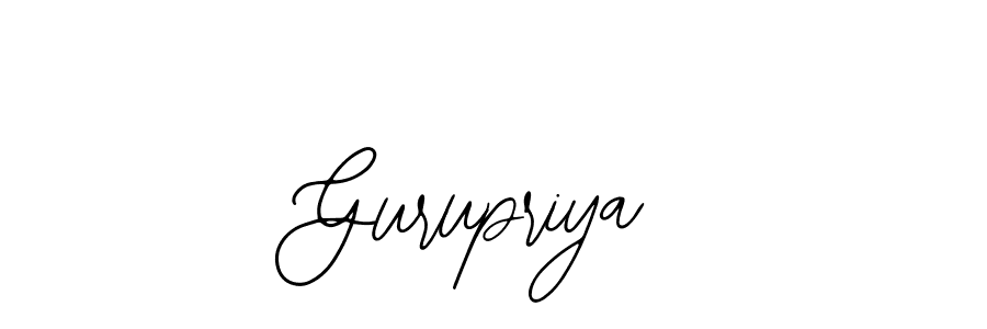 Also You can easily find your signature by using the search form. We will create Gurupriya name handwritten signature images for you free of cost using Bearetta-2O07w sign style. Gurupriya signature style 12 images and pictures png