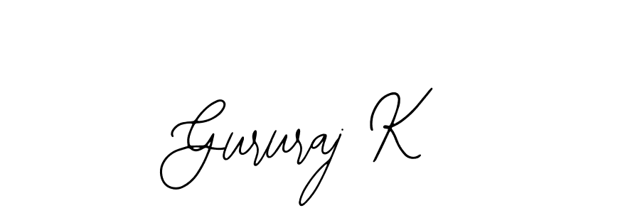 Create a beautiful signature design for name Gururaj K. With this signature (Bearetta-2O07w) fonts, you can make a handwritten signature for free. Gururaj K signature style 12 images and pictures png