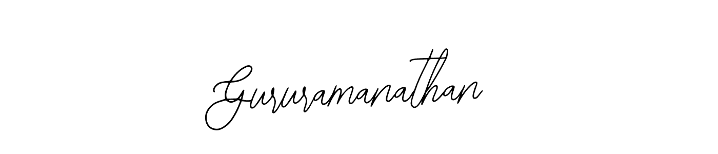 Also we have Gururamanathan name is the best signature style. Create professional handwritten signature collection using Bearetta-2O07w autograph style. Gururamanathan signature style 12 images and pictures png