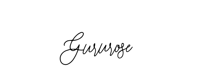 if you are searching for the best signature style for your name Gururose. so please give up your signature search. here we have designed multiple signature styles  using Bearetta-2O07w. Gururose signature style 12 images and pictures png