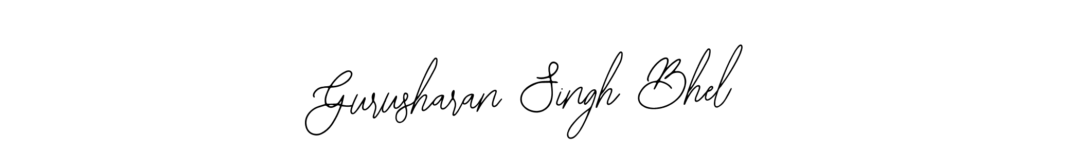 Gurusharan Singh Bhel stylish signature style. Best Handwritten Sign (Bearetta-2O07w) for my name. Handwritten Signature Collection Ideas for my name Gurusharan Singh Bhel. Gurusharan Singh Bhel signature style 12 images and pictures png