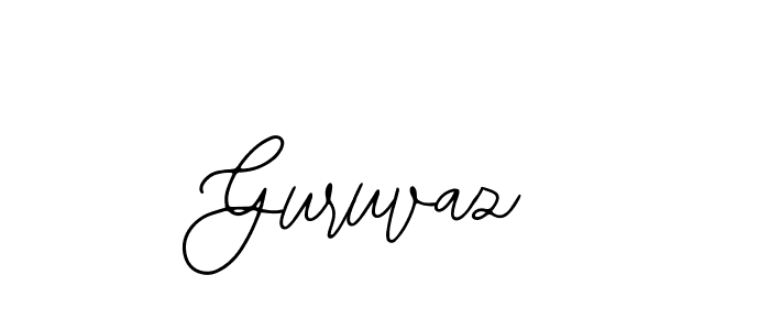You should practise on your own different ways (Bearetta-2O07w) to write your name (Guruvaz) in signature. don't let someone else do it for you. Guruvaz signature style 12 images and pictures png