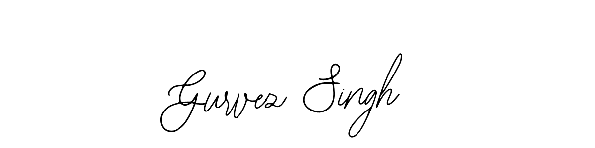 Use a signature maker to create a handwritten signature online. With this signature software, you can design (Bearetta-2O07w) your own signature for name Gurvez Singh. Gurvez Singh signature style 12 images and pictures png