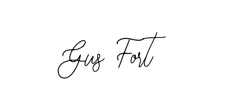 How to make Gus Fort name signature. Use Bearetta-2O07w style for creating short signs online. This is the latest handwritten sign. Gus Fort signature style 12 images and pictures png