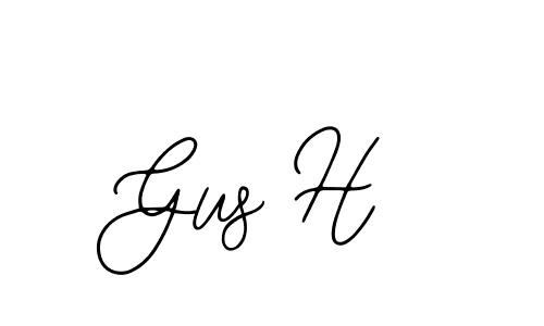 How to make Gus H signature? Bearetta-2O07w is a professional autograph style. Create handwritten signature for Gus H name. Gus H signature style 12 images and pictures png