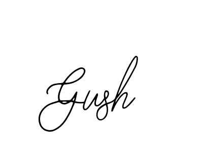 Gush stylish signature style. Best Handwritten Sign (Bearetta-2O07w) for my name. Handwritten Signature Collection Ideas for my name Gush. Gush signature style 12 images and pictures png