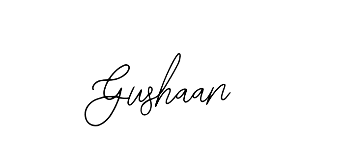 How to Draw Gushaan signature style? Bearetta-2O07w is a latest design signature styles for name Gushaan. Gushaan signature style 12 images and pictures png