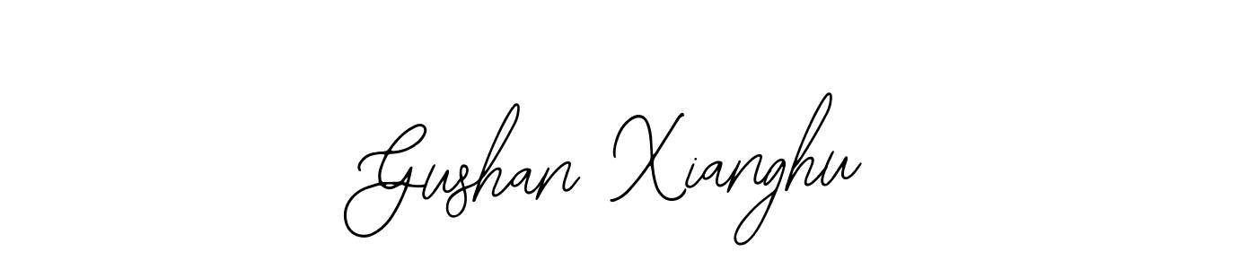 How to make Gushan Xianghu signature? Bearetta-2O07w is a professional autograph style. Create handwritten signature for Gushan Xianghu name. Gushan Xianghu signature style 12 images and pictures png