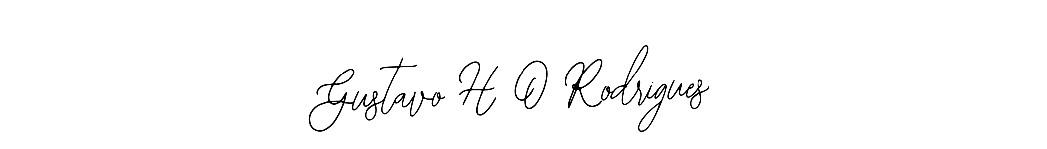 The best way (Bearetta-2O07w) to make a short signature is to pick only two or three words in your name. The name Gustavo H O Rodrigues include a total of six letters. For converting this name. Gustavo H O Rodrigues signature style 12 images and pictures png