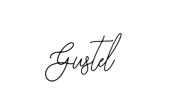 if you are searching for the best signature style for your name Gustel. so please give up your signature search. here we have designed multiple signature styles  using Bearetta-2O07w. Gustel signature style 12 images and pictures png