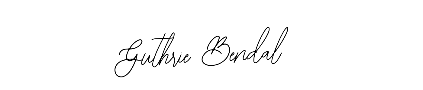Once you've used our free online signature maker to create your best signature Bearetta-2O07w style, it's time to enjoy all of the benefits that Guthrie Bendal name signing documents. Guthrie Bendal signature style 12 images and pictures png