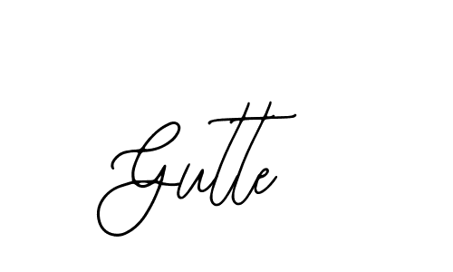 Design your own signature with our free online signature maker. With this signature software, you can create a handwritten (Bearetta-2O07w) signature for name Gutte. Gutte signature style 12 images and pictures png