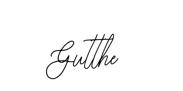Gutthe stylish signature style. Best Handwritten Sign (Bearetta-2O07w) for my name. Handwritten Signature Collection Ideas for my name Gutthe. Gutthe signature style 12 images and pictures png