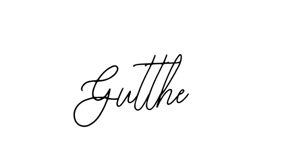 How to make Gutthe signature? Bearetta-2O07w is a professional autograph style. Create handwritten signature for Gutthe name. Gutthe signature style 12 images and pictures png