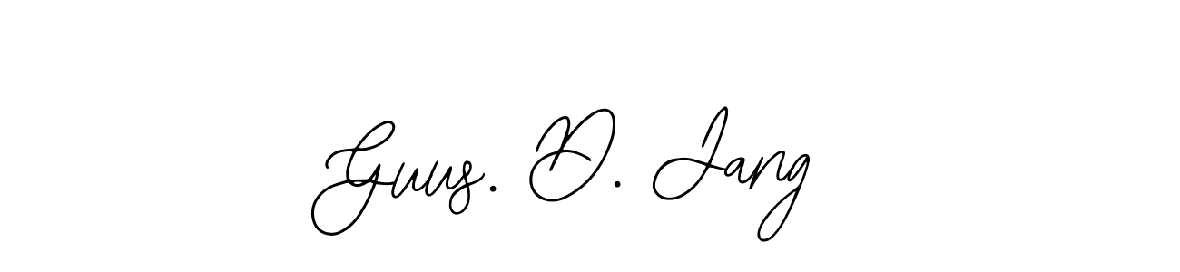 It looks lik you need a new signature style for name Guus. D. Jang. Design unique handwritten (Bearetta-2O07w) signature with our free signature maker in just a few clicks. Guus. D. Jang signature style 12 images and pictures png