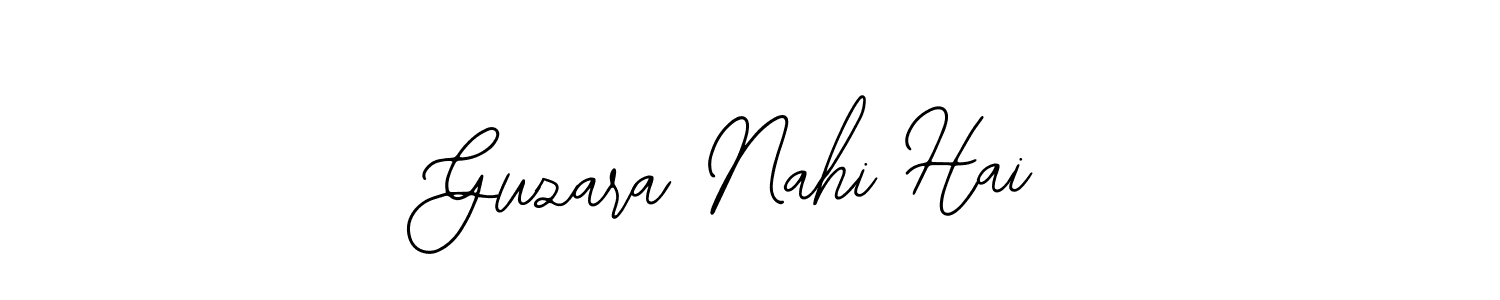 Use a signature maker to create a handwritten signature online. With this signature software, you can design (Bearetta-2O07w) your own signature for name Guzara Nahi Hai. Guzara Nahi Hai signature style 12 images and pictures png