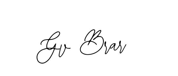 Also we have Gv Brar name is the best signature style. Create professional handwritten signature collection using Bearetta-2O07w autograph style. Gv Brar signature style 12 images and pictures png