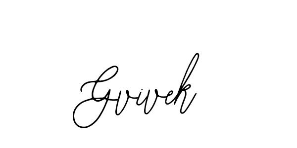 Bearetta-2O07w is a professional signature style that is perfect for those who want to add a touch of class to their signature. It is also a great choice for those who want to make their signature more unique. Get Gvivek name to fancy signature for free. Gvivek signature style 12 images and pictures png