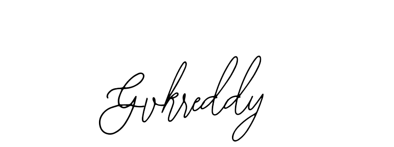 How to make Gvkreddy signature? Bearetta-2O07w is a professional autograph style. Create handwritten signature for Gvkreddy name. Gvkreddy signature style 12 images and pictures png