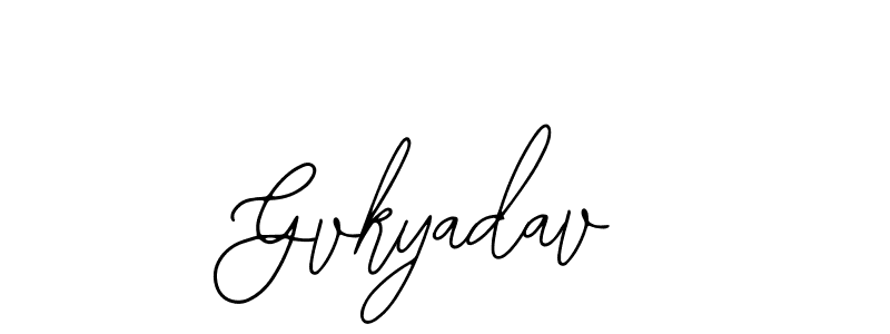 How to Draw Gvkyadav signature style? Bearetta-2O07w is a latest design signature styles for name Gvkyadav. Gvkyadav signature style 12 images and pictures png