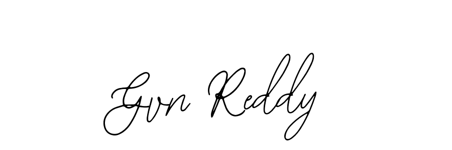 You should practise on your own different ways (Bearetta-2O07w) to write your name (Gvn Reddy) in signature. don't let someone else do it for you. Gvn Reddy signature style 12 images and pictures png