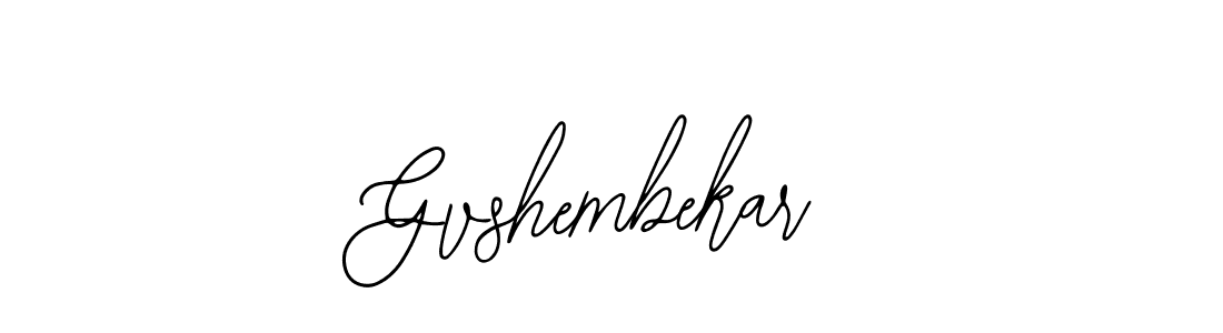 Use a signature maker to create a handwritten signature online. With this signature software, you can design (Bearetta-2O07w) your own signature for name Gvshembekar. Gvshembekar signature style 12 images and pictures png