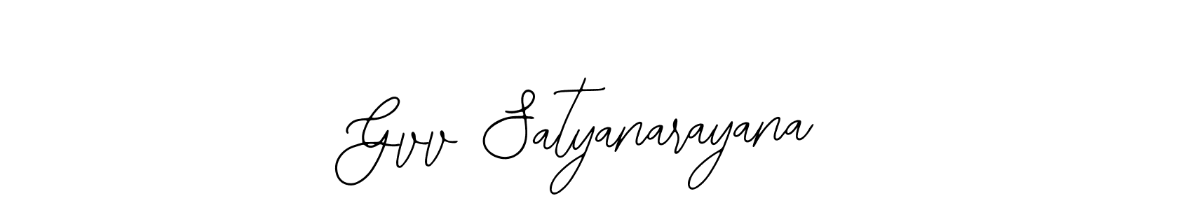 Make a beautiful signature design for name Gvv Satyanarayana. With this signature (Bearetta-2O07w) style, you can create a handwritten signature for free. Gvv Satyanarayana signature style 12 images and pictures png