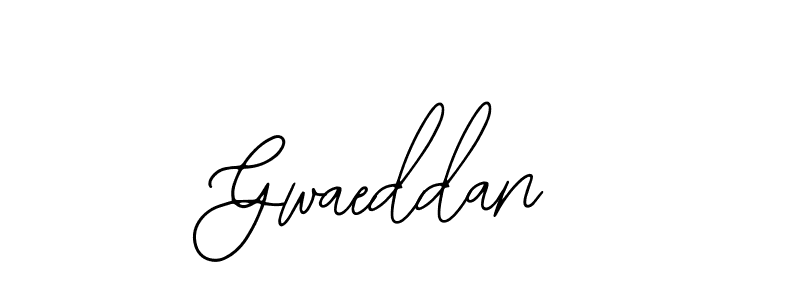 How to make Gwaeddan name signature. Use Bearetta-2O07w style for creating short signs online. This is the latest handwritten sign. Gwaeddan signature style 12 images and pictures png