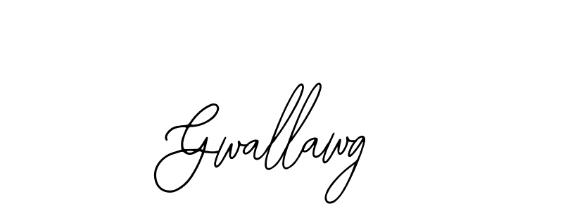 You should practise on your own different ways (Bearetta-2O07w) to write your name (Gwallawg) in signature. don't let someone else do it for you. Gwallawg signature style 12 images and pictures png