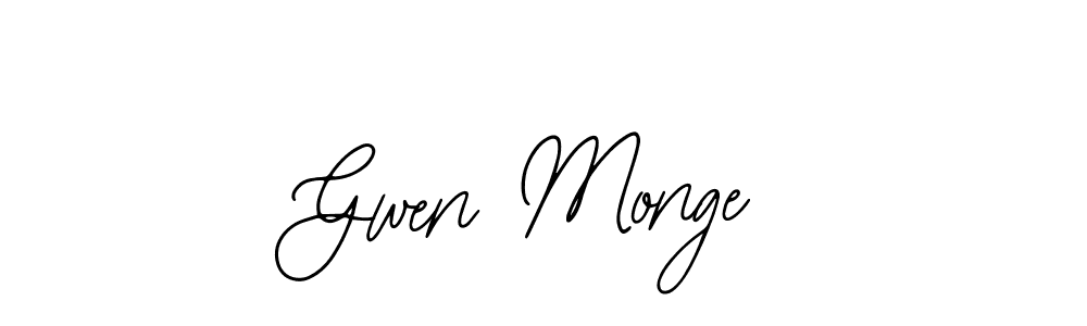 Check out images of Autograph of Gwen Monge name. Actor Gwen Monge Signature Style. Bearetta-2O07w is a professional sign style online. Gwen Monge signature style 12 images and pictures png