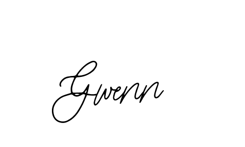 Use a signature maker to create a handwritten signature online. With this signature software, you can design (Bearetta-2O07w) your own signature for name Gwenn. Gwenn signature style 12 images and pictures png