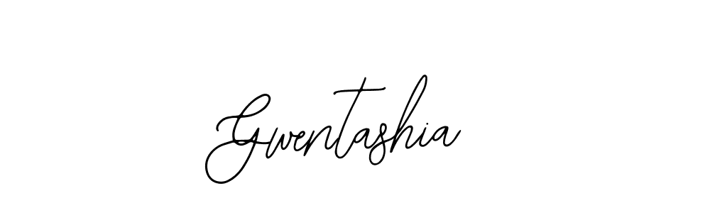 Use a signature maker to create a handwritten signature online. With this signature software, you can design (Bearetta-2O07w) your own signature for name Gwentashia. Gwentashia signature style 12 images and pictures png