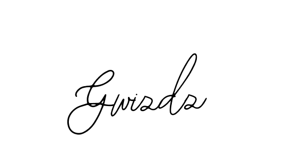 How to make Gwizdz name signature. Use Bearetta-2O07w style for creating short signs online. This is the latest handwritten sign. Gwizdz signature style 12 images and pictures png