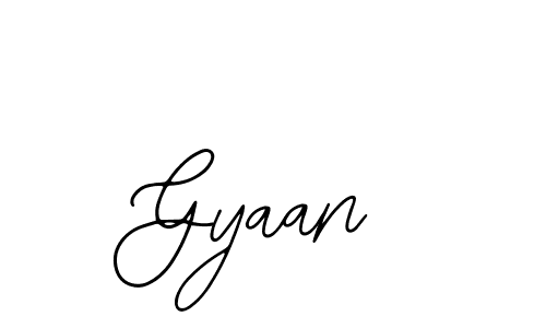 Design your own signature with our free online signature maker. With this signature software, you can create a handwritten (Bearetta-2O07w) signature for name Gyaan. Gyaan signature style 12 images and pictures png