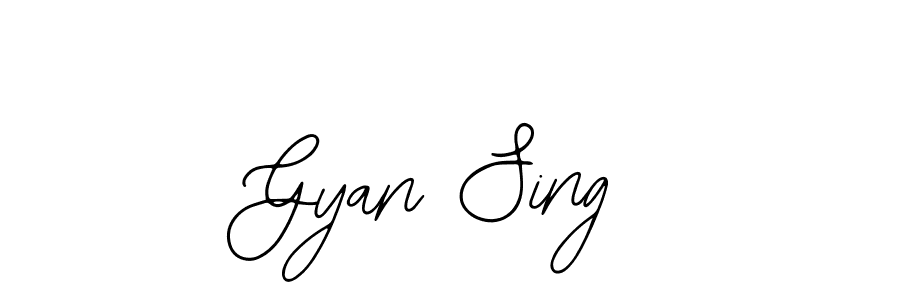 if you are searching for the best signature style for your name Gyan Sing. so please give up your signature search. here we have designed multiple signature styles  using Bearetta-2O07w. Gyan Sing signature style 12 images and pictures png