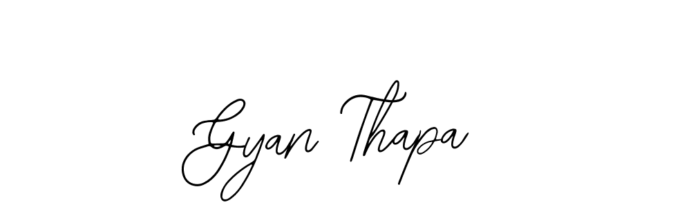 Design your own signature with our free online signature maker. With this signature software, you can create a handwritten (Bearetta-2O07w) signature for name Gyan Thapa. Gyan Thapa signature style 12 images and pictures png