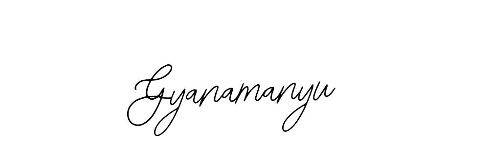 Similarly Bearetta-2O07w is the best handwritten signature design. Signature creator online .You can use it as an online autograph creator for name Gyanamanyu. Gyanamanyu signature style 12 images and pictures png