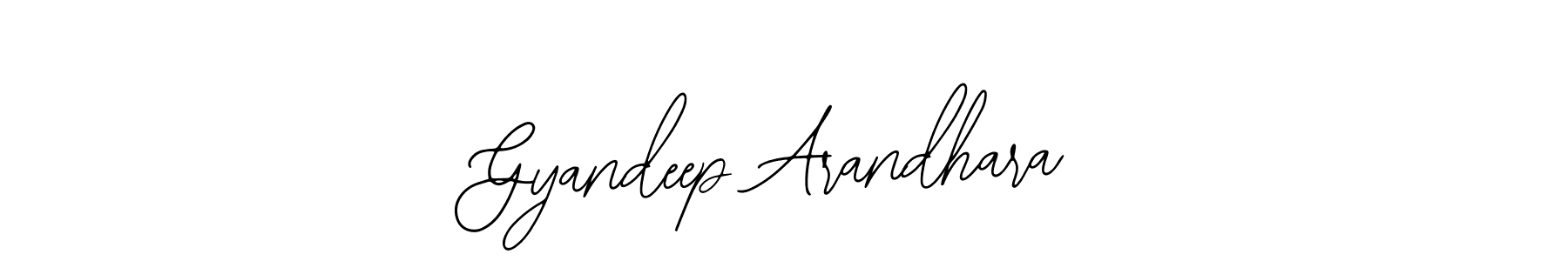The best way (Bearetta-2O07w) to make a short signature is to pick only two or three words in your name. The name Gyandeep Arandhara include a total of six letters. For converting this name. Gyandeep Arandhara signature style 12 images and pictures png