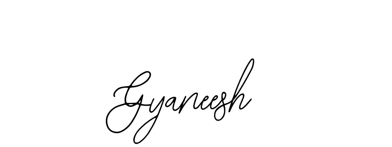 The best way (Bearetta-2O07w) to make a short signature is to pick only two or three words in your name. The name Gyaneesh include a total of six letters. For converting this name. Gyaneesh signature style 12 images and pictures png