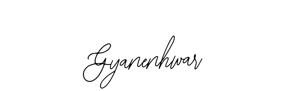 How to make Gyanenhwar name signature. Use Bearetta-2O07w style for creating short signs online. This is the latest handwritten sign. Gyanenhwar signature style 12 images and pictures png