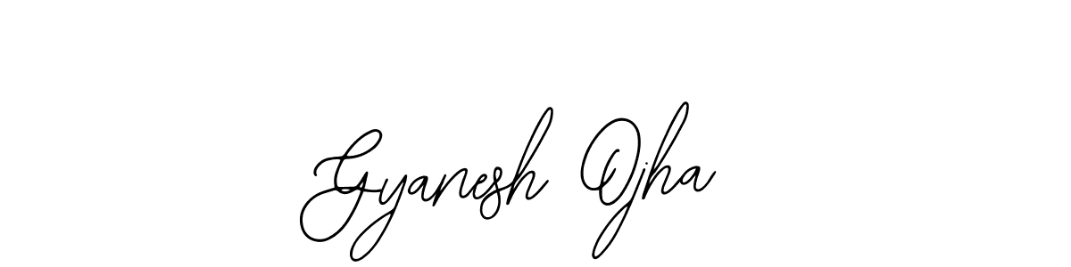 How to Draw Gyanesh Ojha signature style? Bearetta-2O07w is a latest design signature styles for name Gyanesh Ojha. Gyanesh Ojha signature style 12 images and pictures png