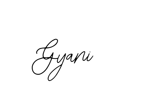Design your own signature with our free online signature maker. With this signature software, you can create a handwritten (Bearetta-2O07w) signature for name Gyani. Gyani signature style 12 images and pictures png