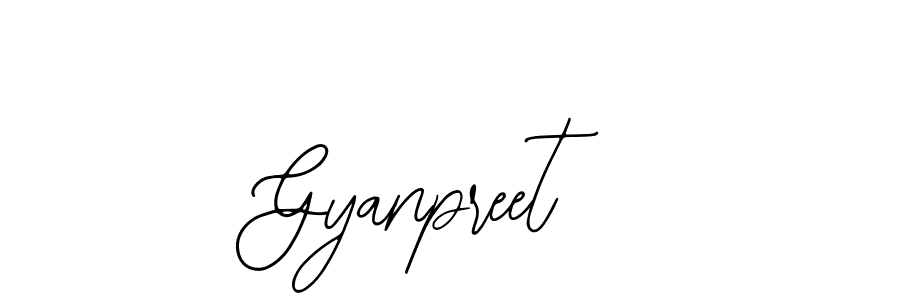 How to make Gyanpreet name signature. Use Bearetta-2O07w style for creating short signs online. This is the latest handwritten sign. Gyanpreet signature style 12 images and pictures png