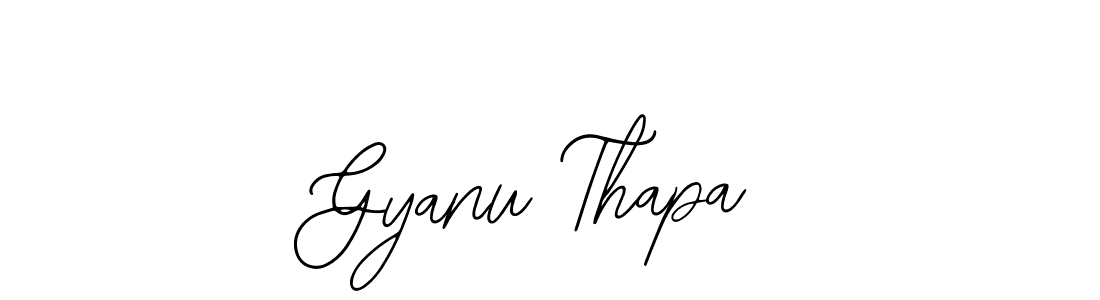 How to make Gyanu Thapa signature? Bearetta-2O07w is a professional autograph style. Create handwritten signature for Gyanu Thapa name. Gyanu Thapa signature style 12 images and pictures png