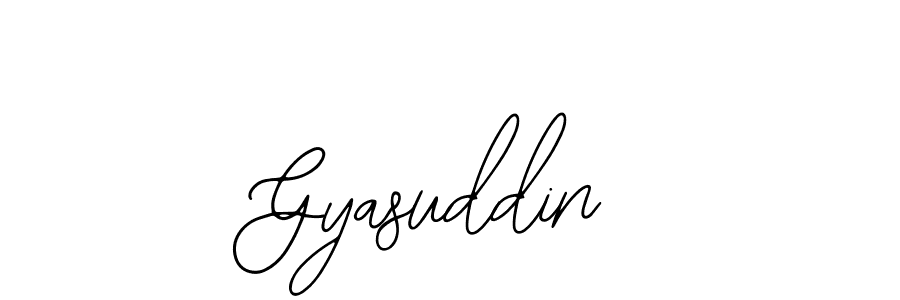 Also You can easily find your signature by using the search form. We will create Gyasuddin name handwritten signature images for you free of cost using Bearetta-2O07w sign style. Gyasuddin signature style 12 images and pictures png