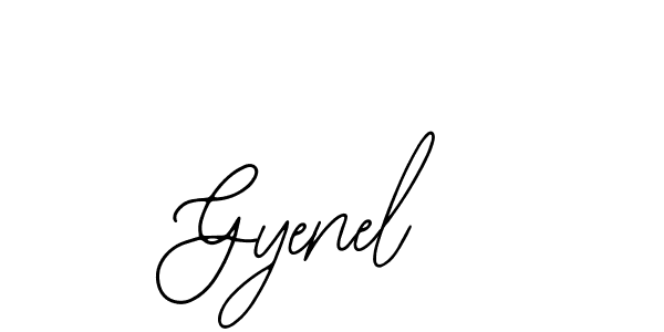 Gyenel stylish signature style. Best Handwritten Sign (Bearetta-2O07w) for my name. Handwritten Signature Collection Ideas for my name Gyenel. Gyenel signature style 12 images and pictures png